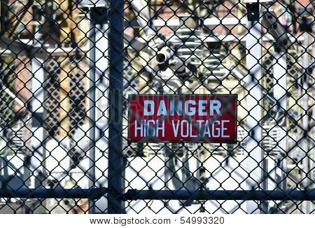 High Voltage Sign