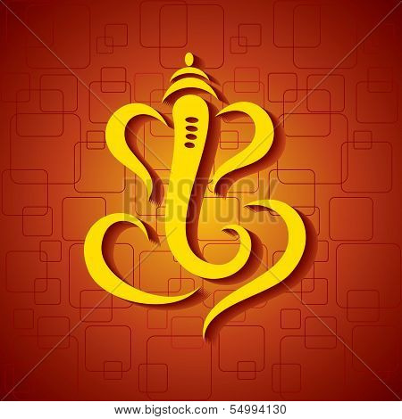 Abstract ganesha design