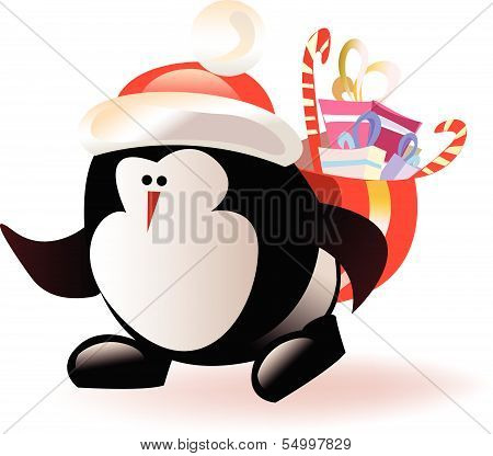 Christmas penguin