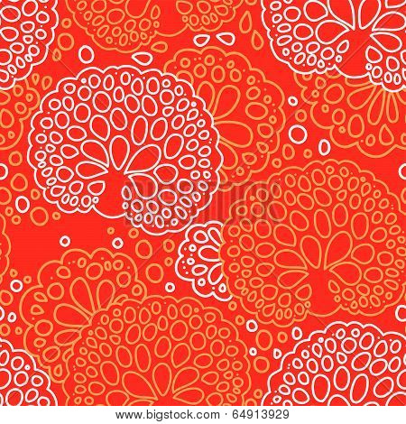 Seamless sea coral pattern
