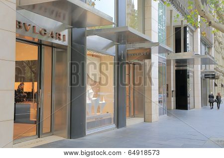 Collins Street Shopping area Melbourne