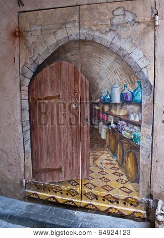 The Painting On The Door