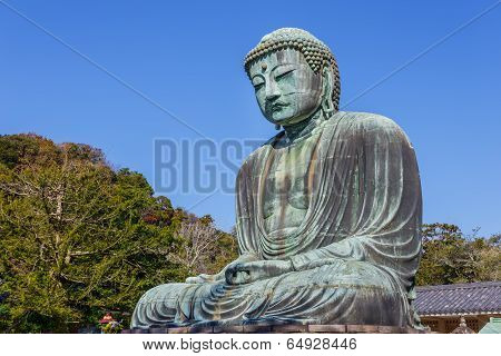 Daibutsu - The Great Buddha of Kotokuin Temple in Kamakura
