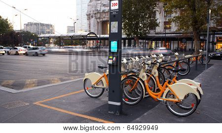 Bicycle Sharing Station, Milan