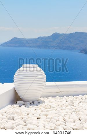 beautiful details of Santorini island, Greece