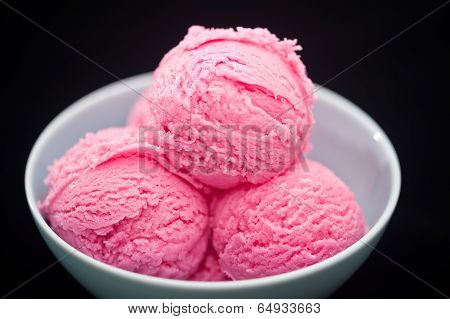 Strawberry Ice Cream Cup