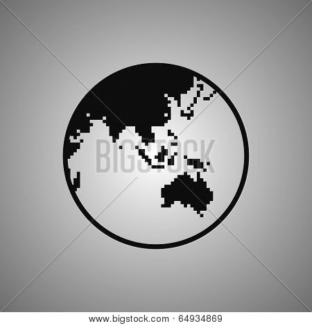 world map art