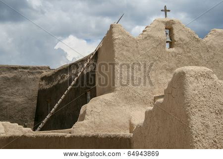 San Lorenzo De Picuris Church In New Mexico