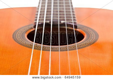 Six Nylon Strings Of Classical Acoustic Guitar