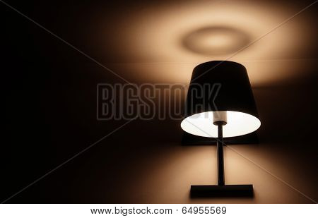 Vintage Classic Lighting From The Lamp On The Wall