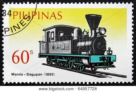 Postage Stamp Philippines 1984 Railroad Line Manila-dagupan, 189