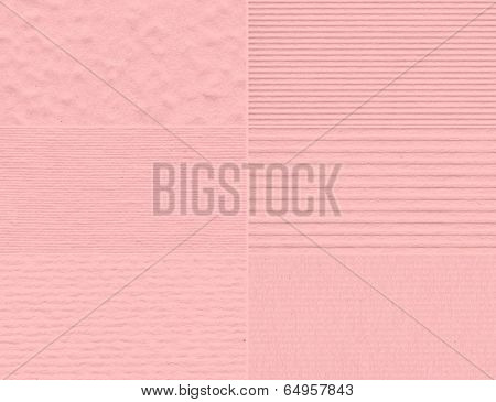 Set Of Pink Delicate Textures.