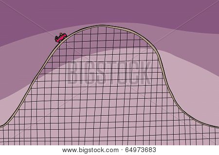 People On Rollercoaster