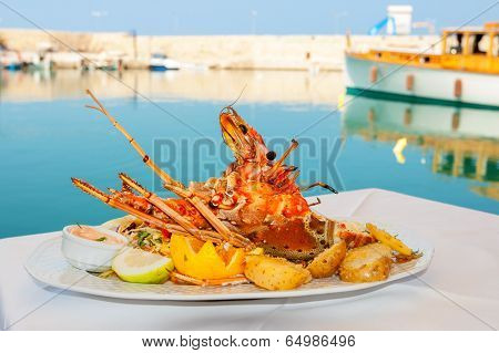 Lobster Dish. Greece
