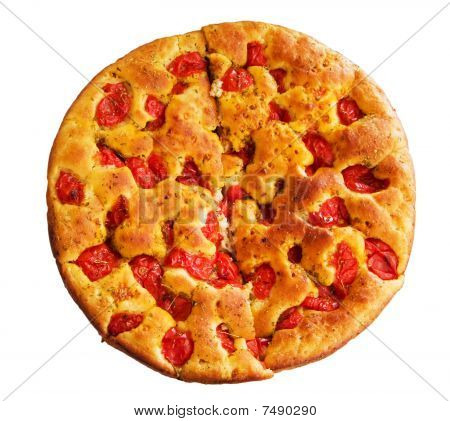 Focaccia. italienisches Essen.