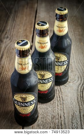 Bottles With Guinness Beer