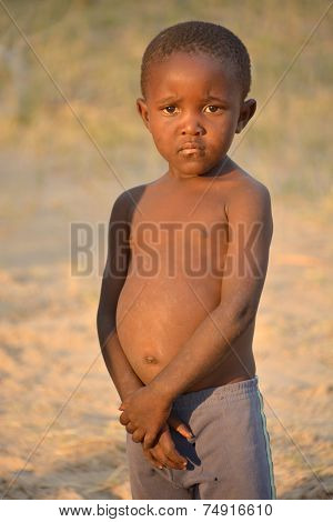 child living in town of Bangani