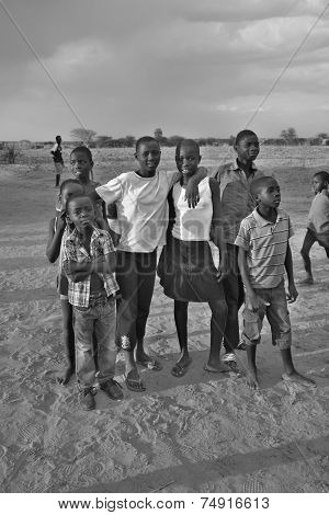 child living in town of Bangani