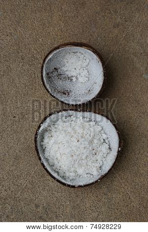 half of coconut shell 1