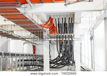Electrical Wire Way In Power Station