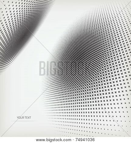 Abstract black and white background