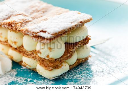 millefeuille with vanilla cream