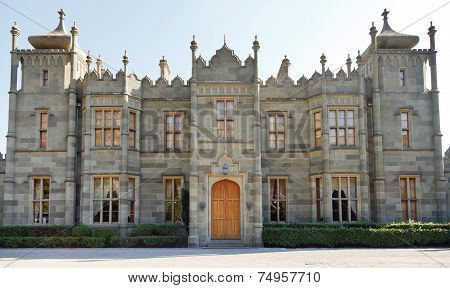 Northern Facade Of Vorontsov (alupka) Palace