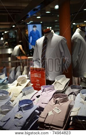 Retail Shop That Sell Business Suit