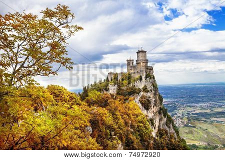 autumn in San Marino, Italy