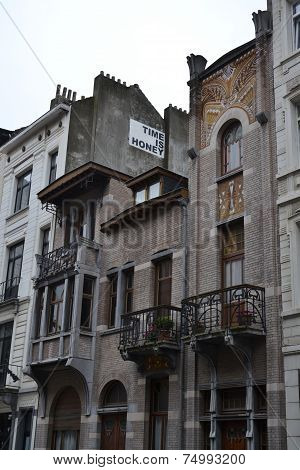 Streetart In Brussels, Belgium