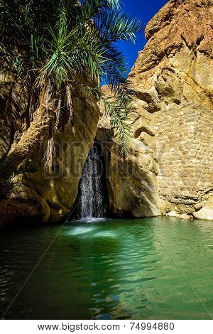 Waterfall Chebika Tunisia