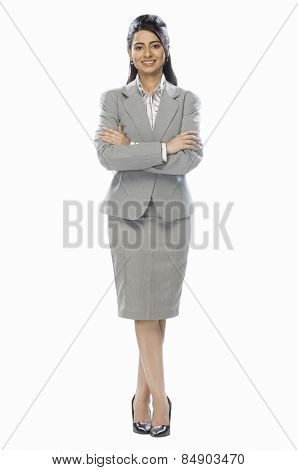 Portrait of a businesswoman smiling
