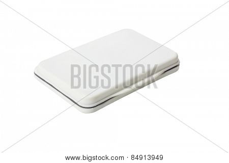 Close-up of a closed ink pad