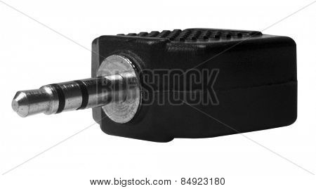 Close-up of a 3.5mm splitter