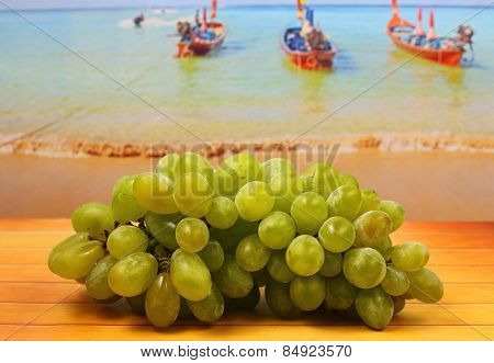Bunch Of Green Grapes