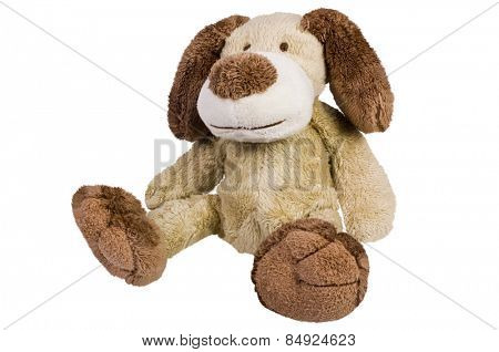 Close-up of a stuffed dog toy