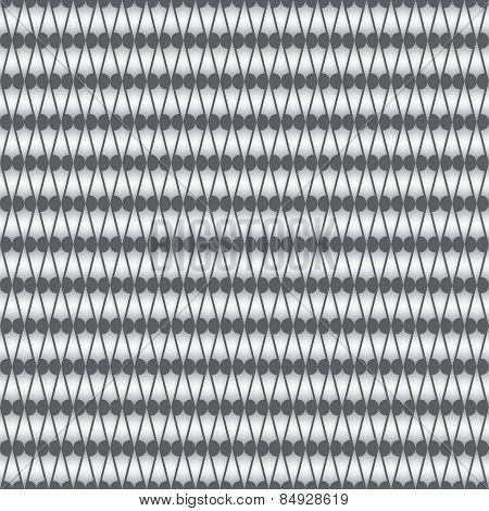 Silver Abstract Double Plumb Seamless Pattern