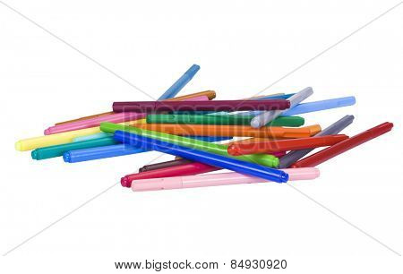 Close-up of felt tip pens