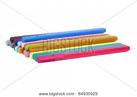 Close-up of felt tip pens