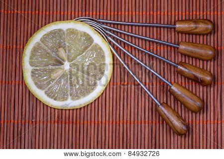 Lemon On Wicker