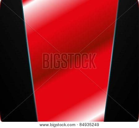 Vector red background graphic space board for text and message design