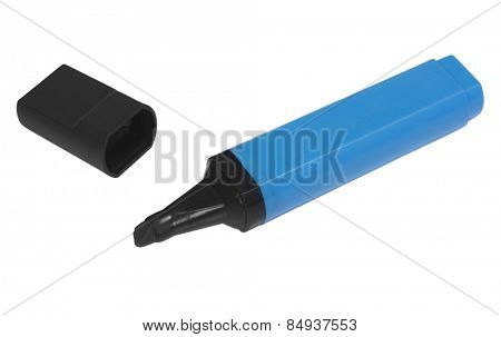 Close-up of a highlighter pen