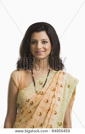 Portrait of a woman smiling