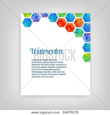Watercolor background