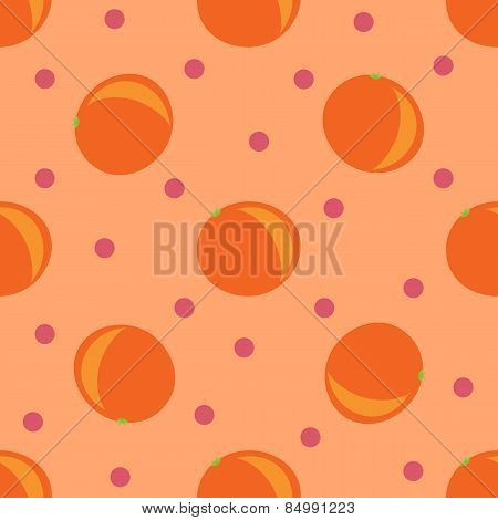 Orange seamless pattern