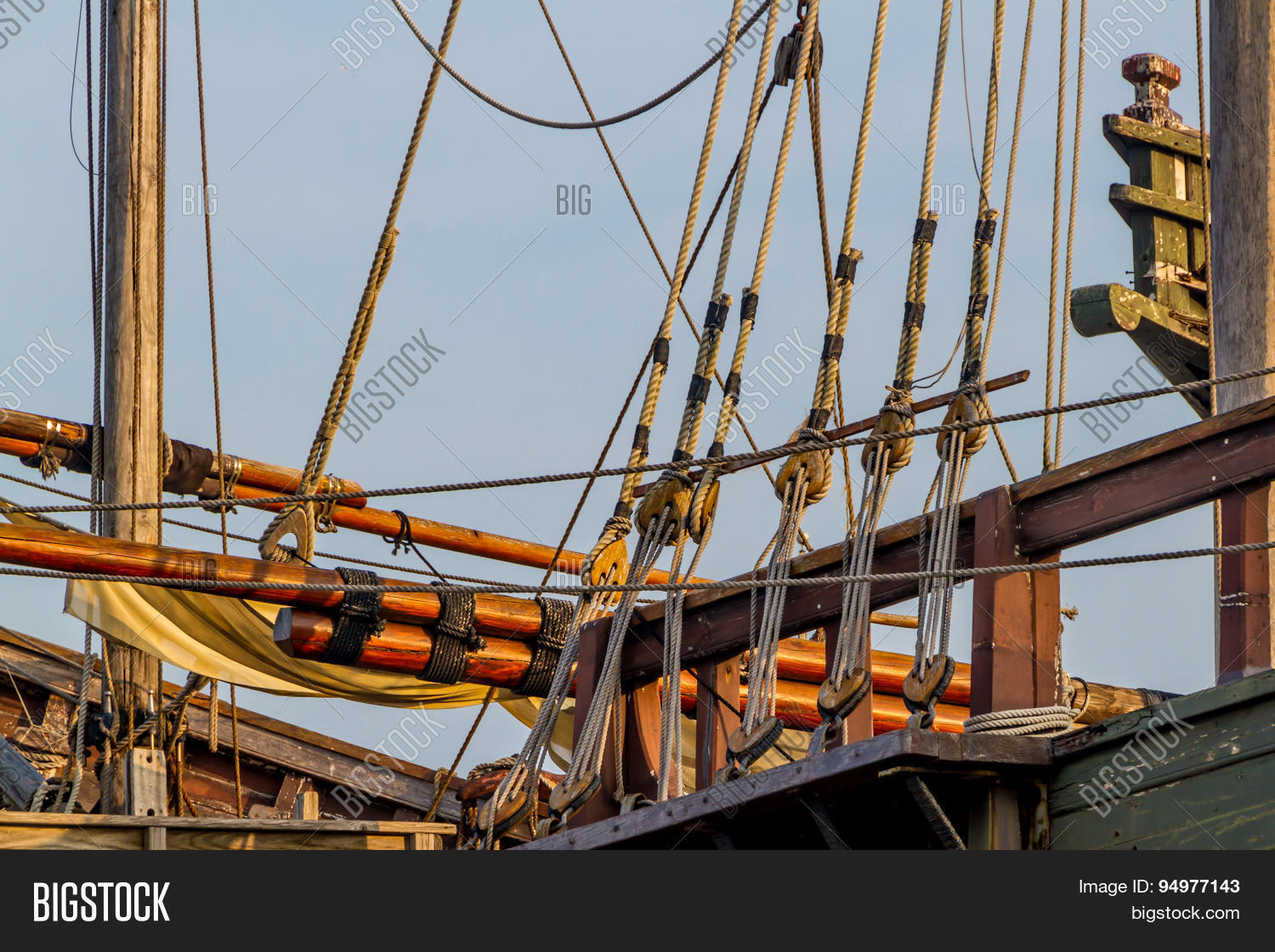Rigging Old Replica Image & Photo (Free Trial) | Bigstock