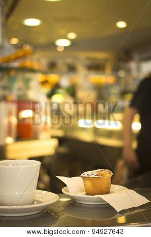 Coffee Expresso Cup And Cake Restaurant Cafe Bar