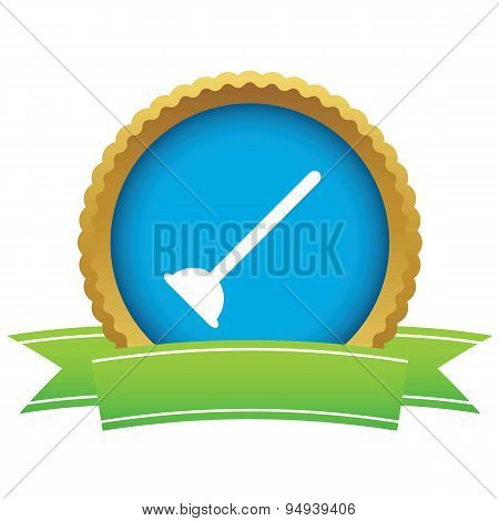 Plunger certificate icon
