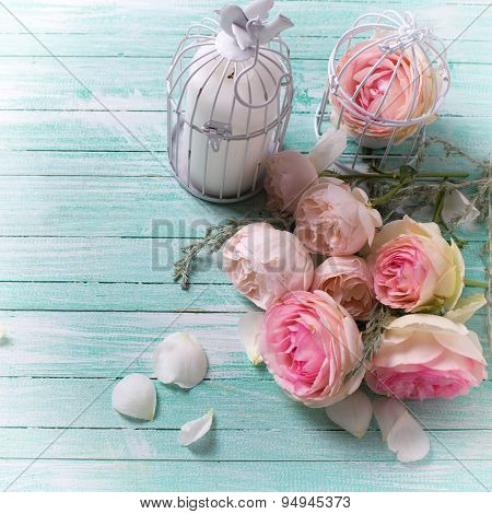 Background With Roses