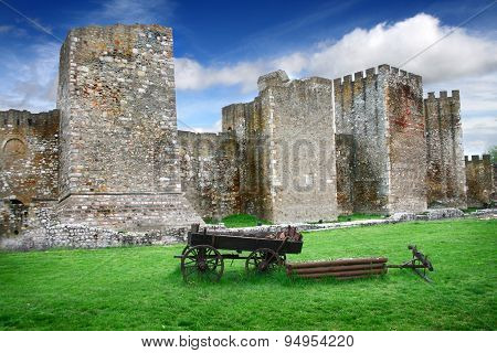 Smederevo Fortress On Danube In Serbia